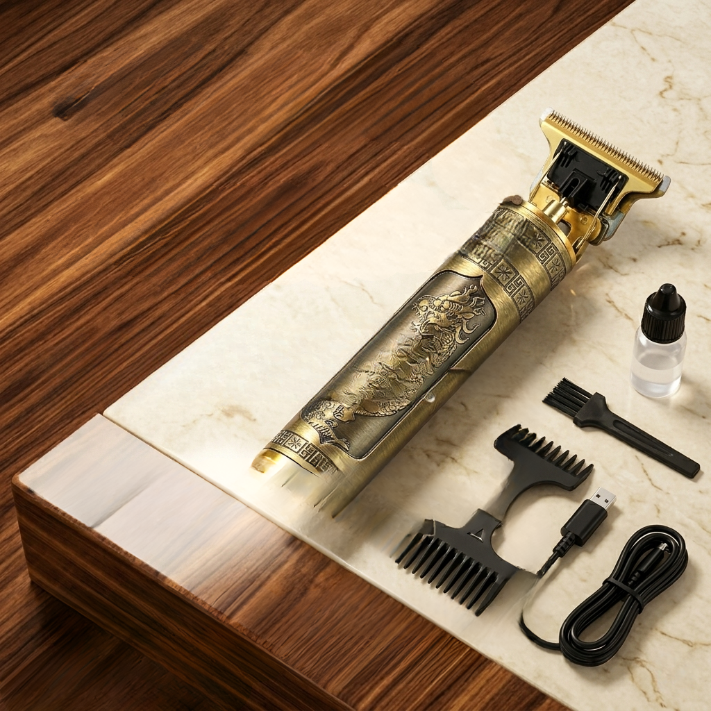 Professional T9 Electric Hair Trimmer – Cordless Grooming Kit