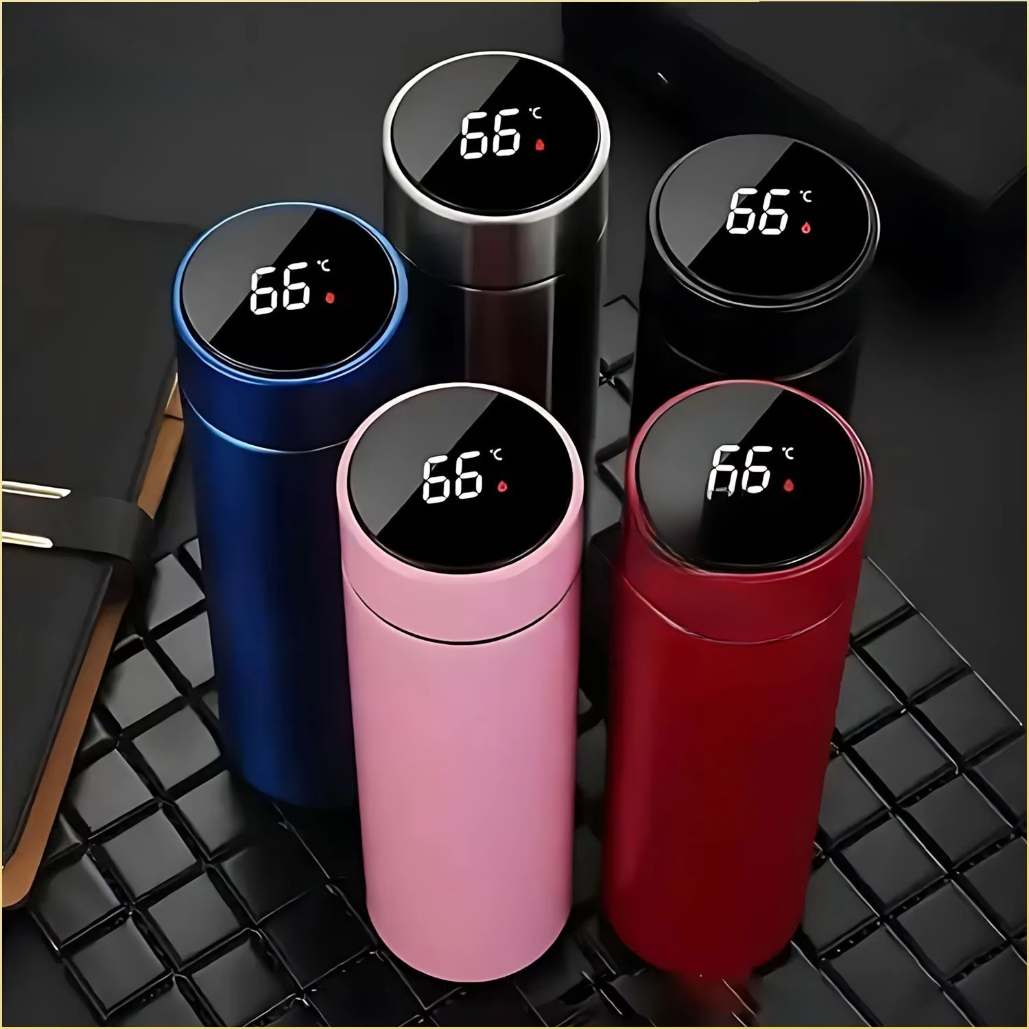 Smart LED Temperature Display Water Bottle - 500ml