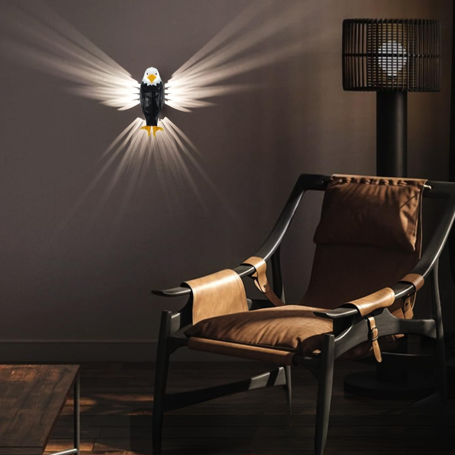 Majestic 3D Eagle Wall Lamp – Luxury LED Art Decor