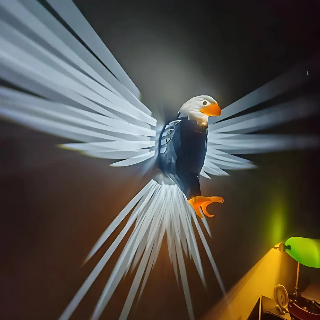 Majestic 3D Eagle Wall Lamp – Luxury LED Art Decor
