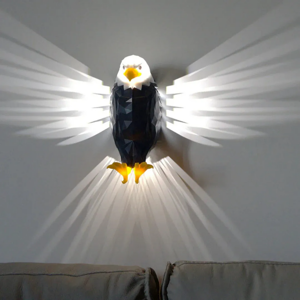 Majestic 3D Eagle Wall Lamp – Luxury LED Art Decor