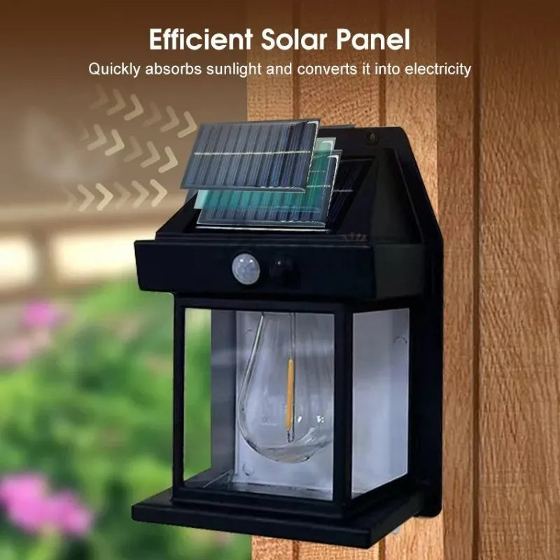 Outdoor Solar Wall Light – Motion Sensor, Waterproof & Energy Saving