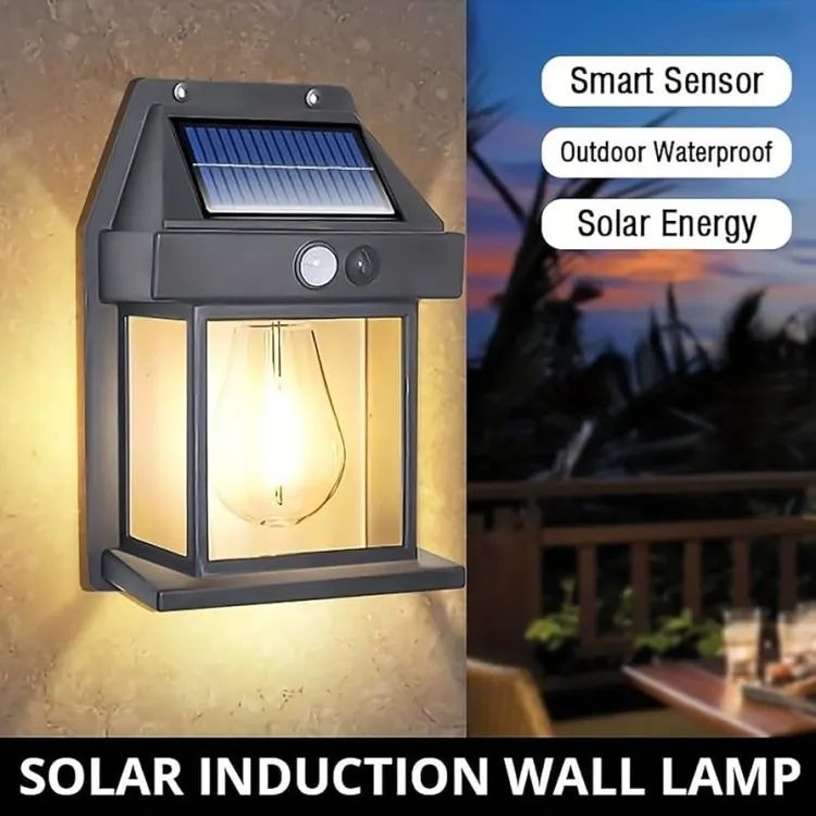 Outdoor Solar Wall Light – Motion Sensor, Waterproof & Energy Saving
