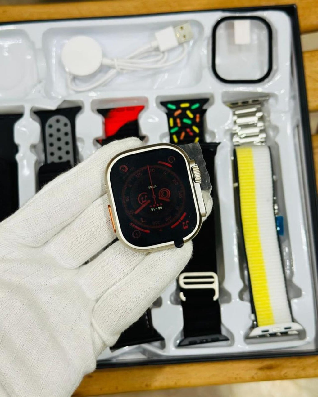 Ultra 10 Smart Watch Series - 49mm Space Aluminum Case with 10-in-1 Interchangeable Straps