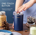 Electric One-Touch Coffee & Spice Grinder – Portable Kitchen Grinder