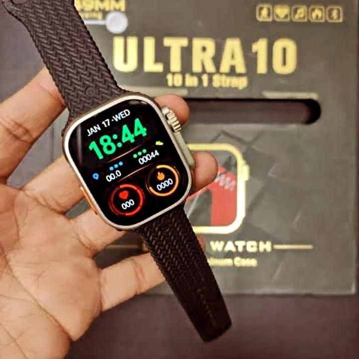 Ultra 10 Smart Watch Series - 49mm Space Aluminum Case with 10-in-1 Interchangeable Straps