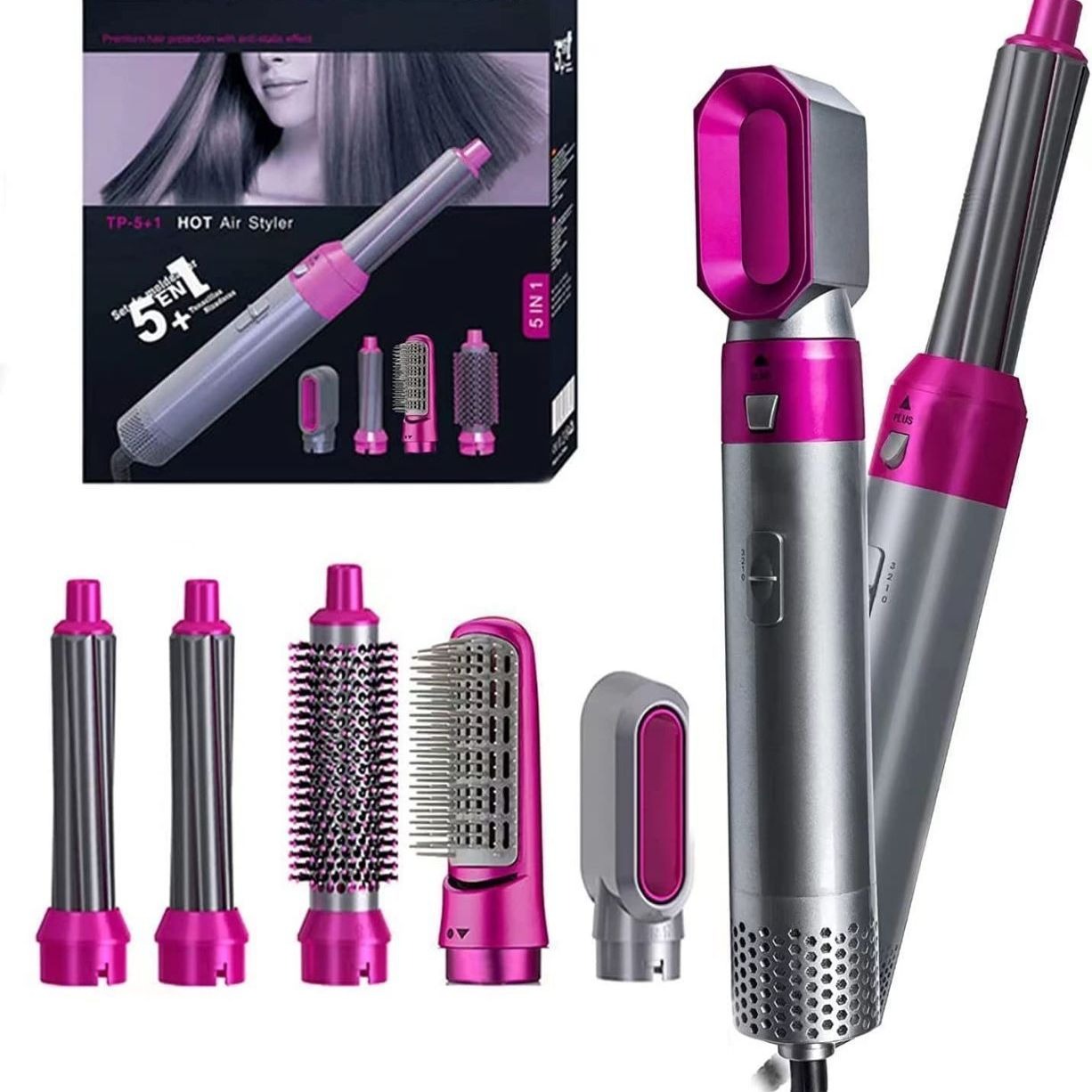 5-in-1 Professional Air Styler & Hair Dryer - Multi-Functional Hair Styling Tool