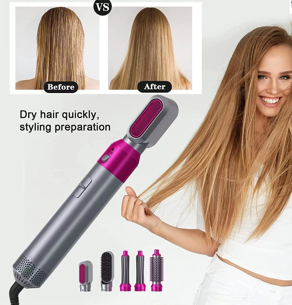 5-in-1 Professional Air Styler & Hair Dryer - Multi-Functional Hair Styling Tool