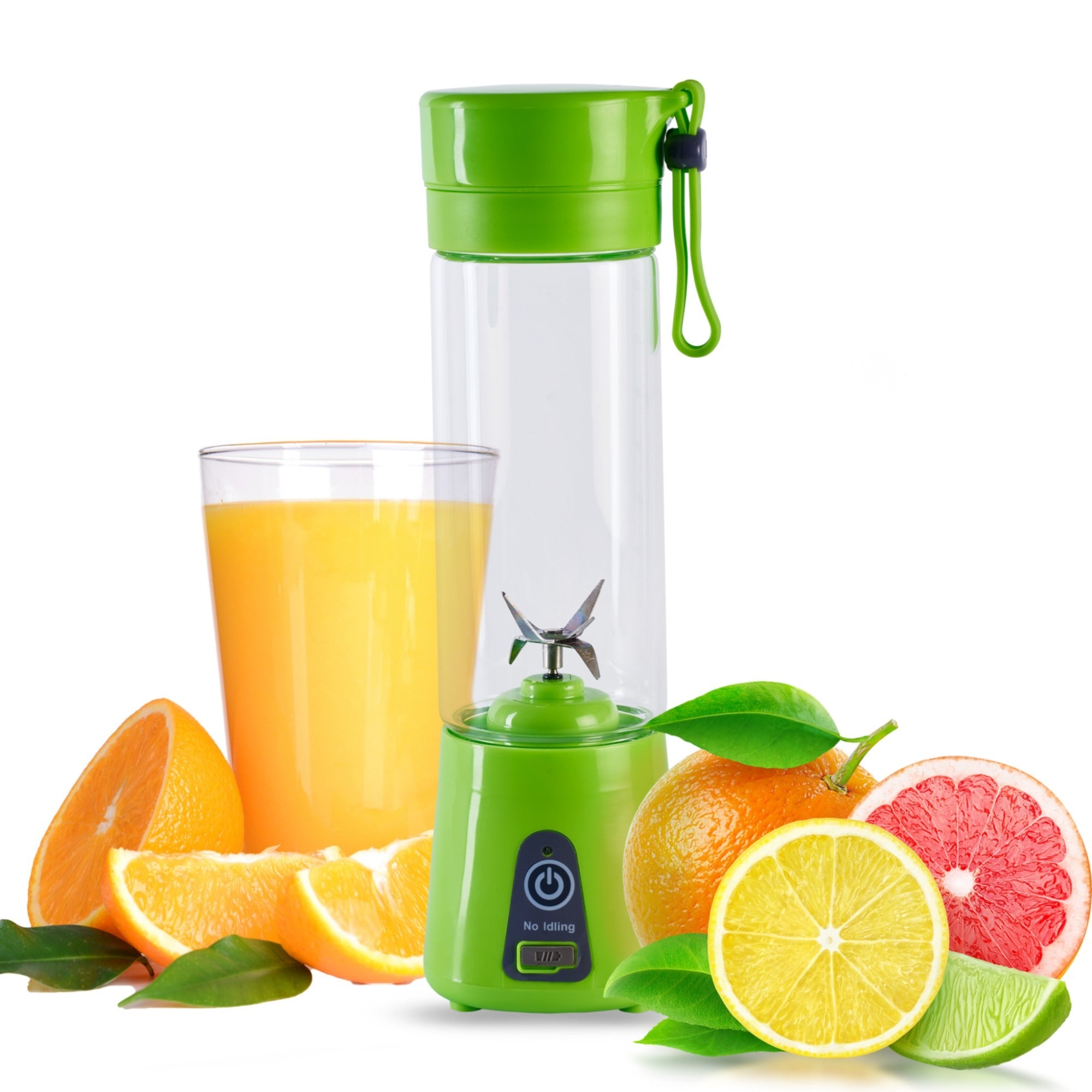 Portable Electric Juicer Blender – 6 Blades Rechargeable Smoothie Maker