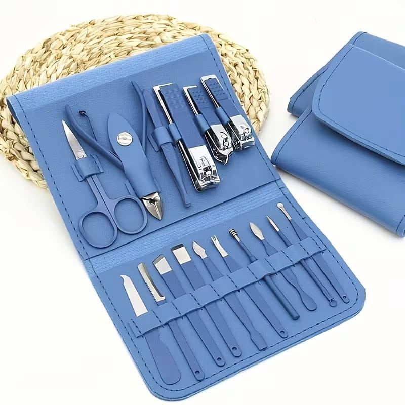 16-in-1 Professional Manicure & Nail Care Kit – Complete Grooming Set
