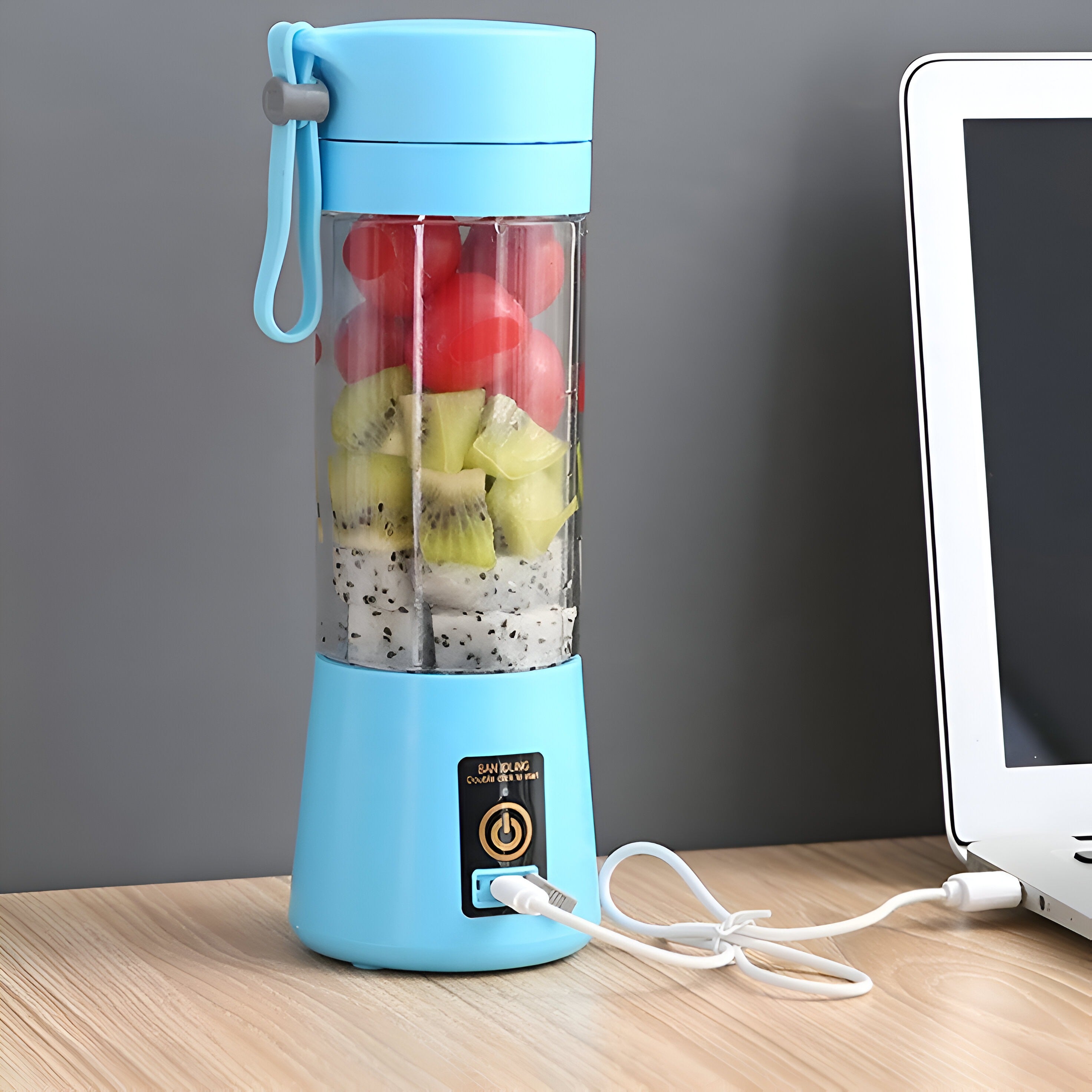 Portable Electric Juicer Blender – 6 Blades Rechargeable Smoothie Maker