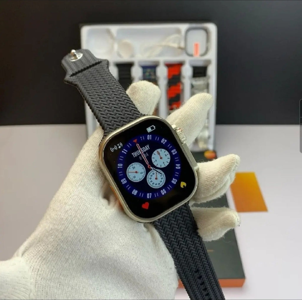 Ultra 10 Smart Watch Series - 49mm Space Aluminum Case with 10-in-1 Interchangeable Straps